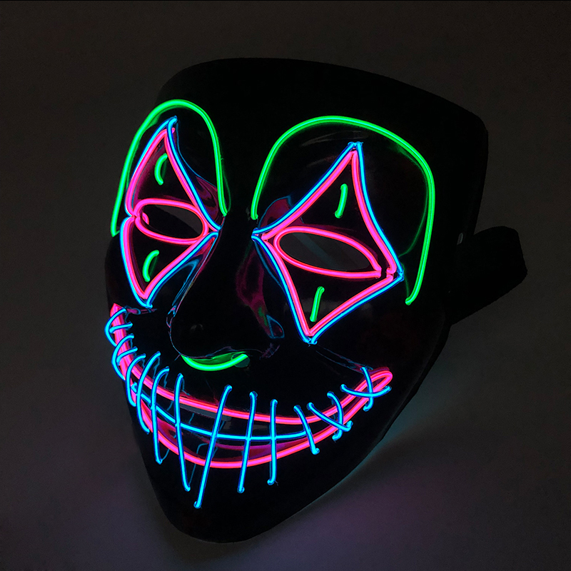 Led Purge Mask Halloween - LED Killer Maske Halloween Tanz Gruseliges