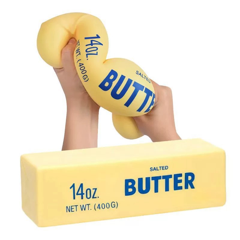 Novelty Gifts - 22cm Großer Butter-Stick Weiches Spielzeug mit