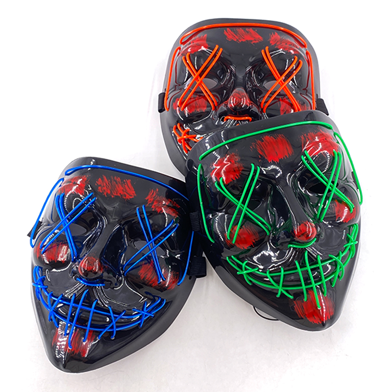 Großhandel 10 Stück LED Purge  – Led Purge Mask Halloween Bewertung und Preis