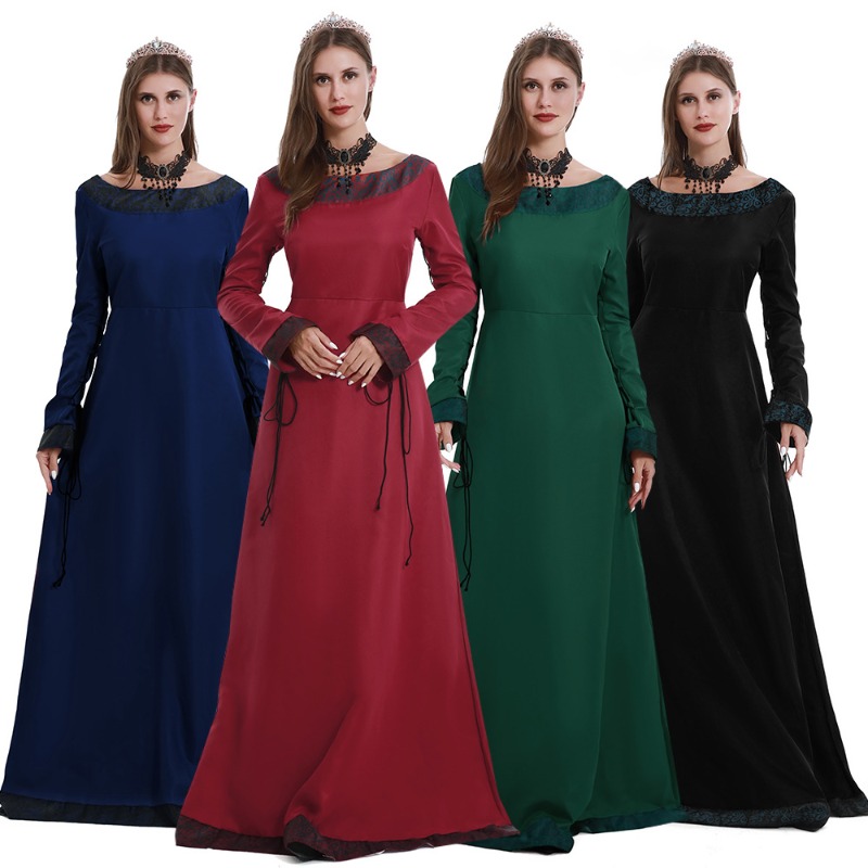 Damen Mittelalterliches Langes – Medieval Renaissance Dress Women Bewertung und Preis