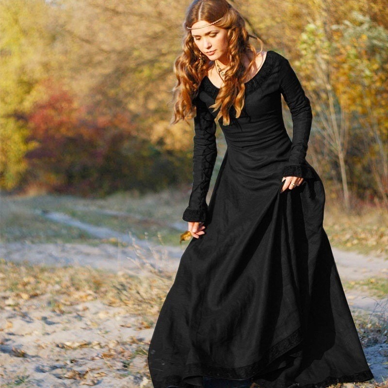 Damen Mittelalterliches Langes – Medieval Renaissance Dress Women Bewertung und Preis
