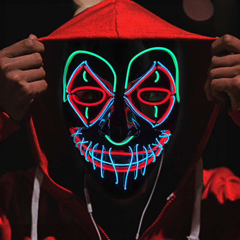 LED Killer Maske Halloween Tan – Led Purge Mask Halloween Bewertung und Preis