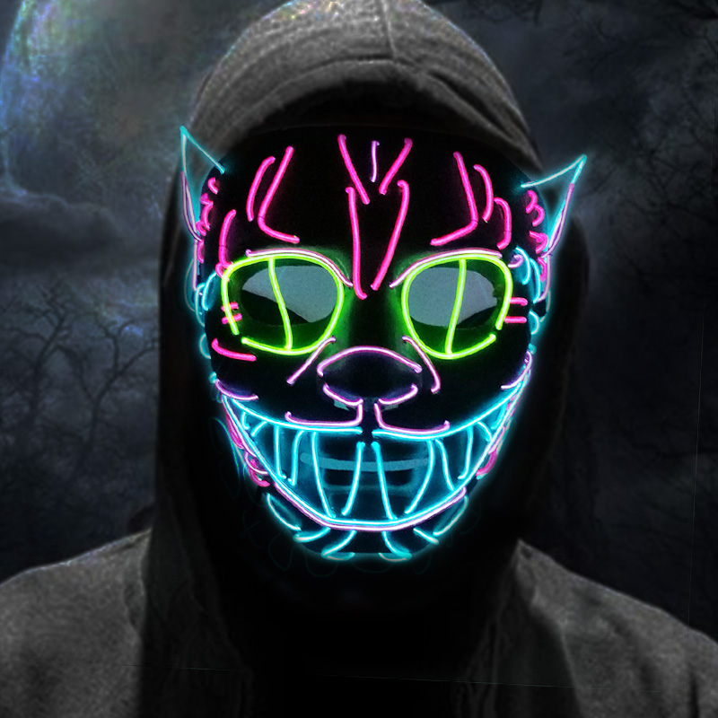 Hochwertige Katze König Voll g – Led Purge Mask Halloween Bewertung und Preis