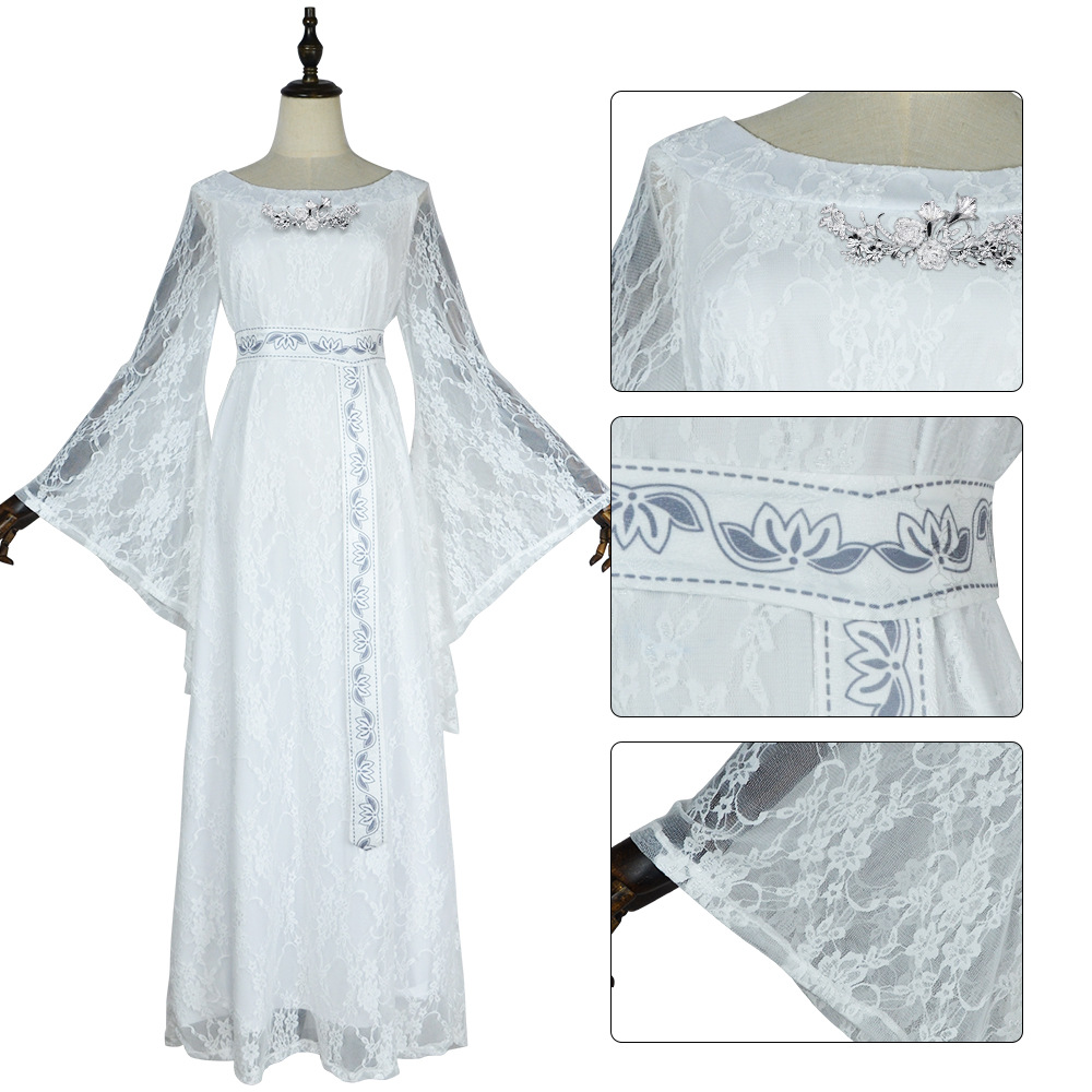 Galadriel Cosplay-Kostüm Elfen – Medieval Renaissance Dress Women Bewertung und Preis