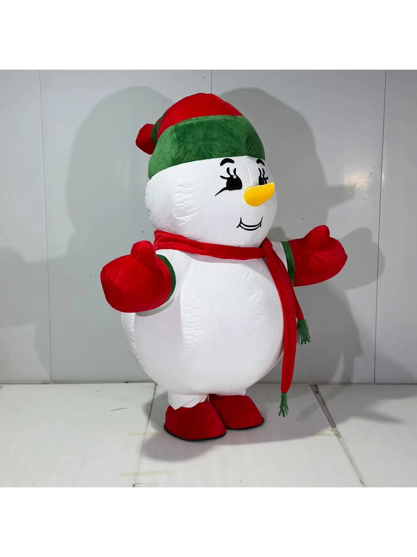 Aufblasbares Schneemann-Maskot – Costumes Bewertung und Preis