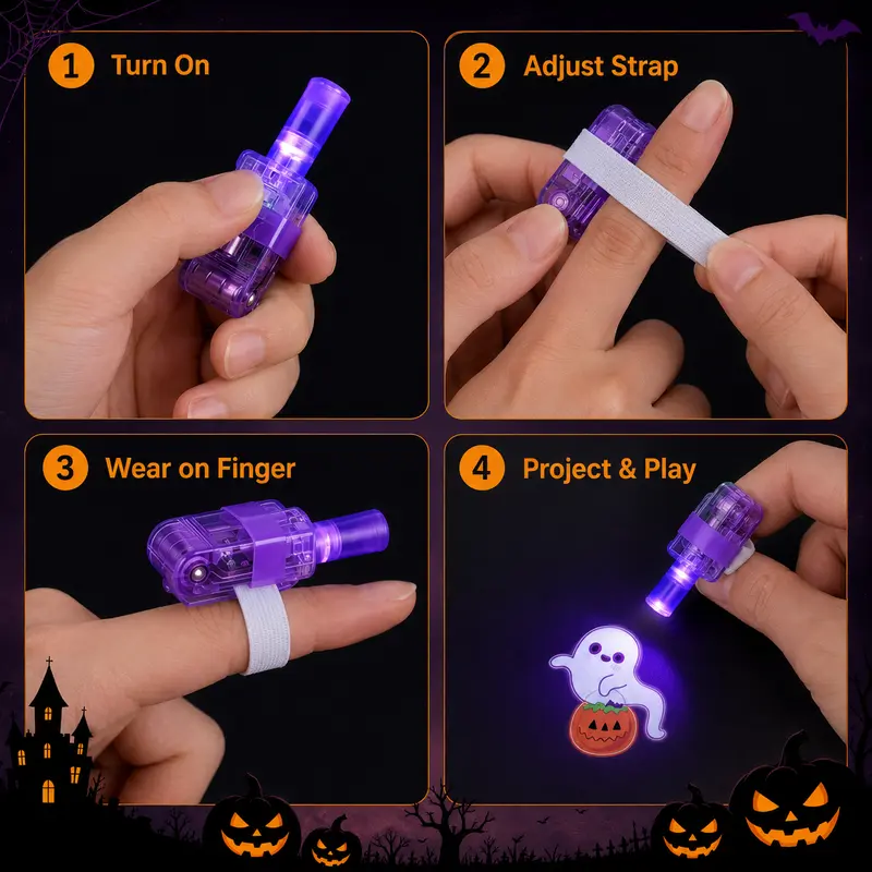 36 Stück Halloween Fingerproje – Glow In The Dark Party Glasses Bewertung und Preis