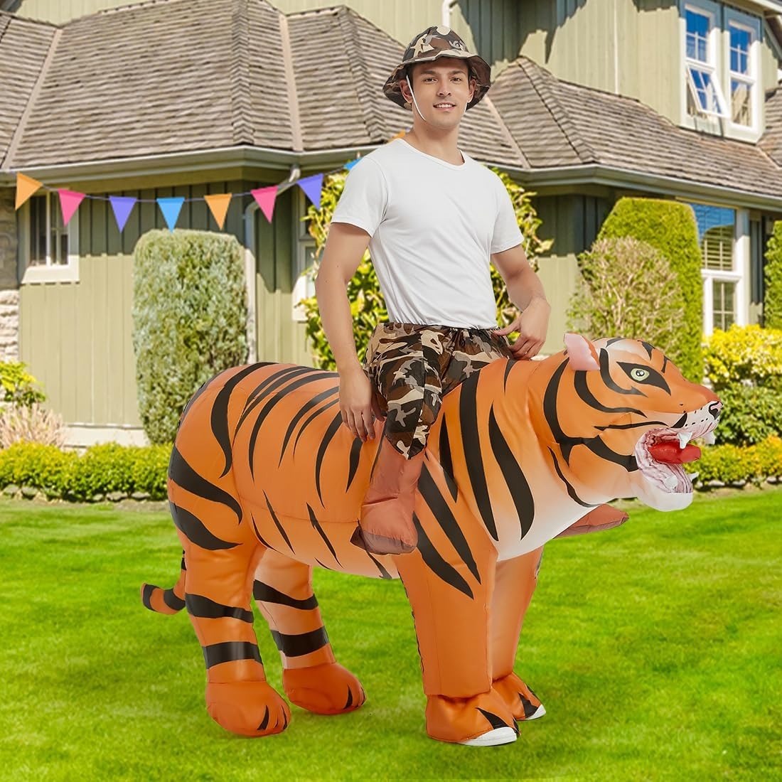 Aufblasbares Tigerkostüm für E – Costumes Bewertung und Preis