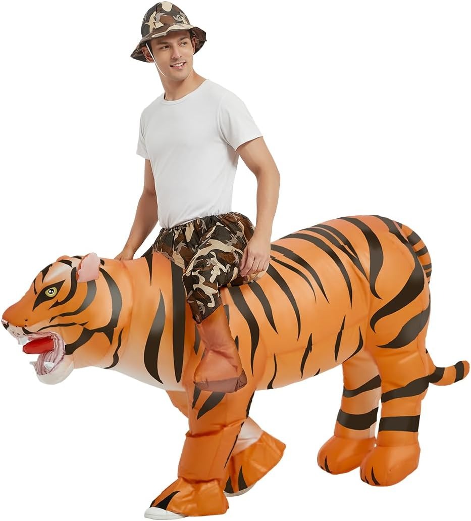 Aufblasbares Tigerkostüm für E – Costumes Bewertung und Preis