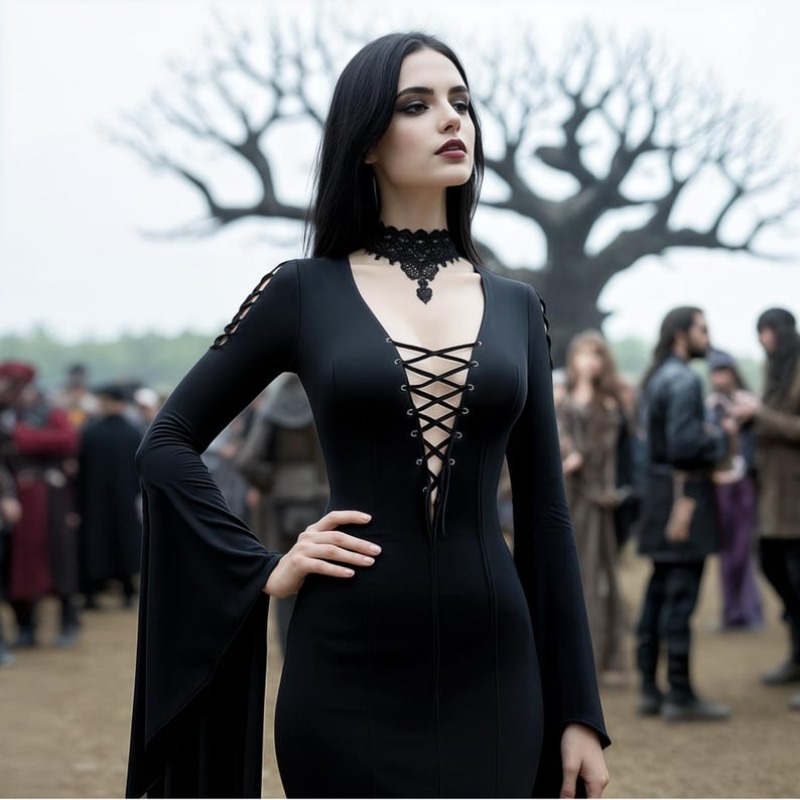 Mittelalterliche Gothic Hexe C – Medieval Renaissance Dress Women Bewertung und Preis