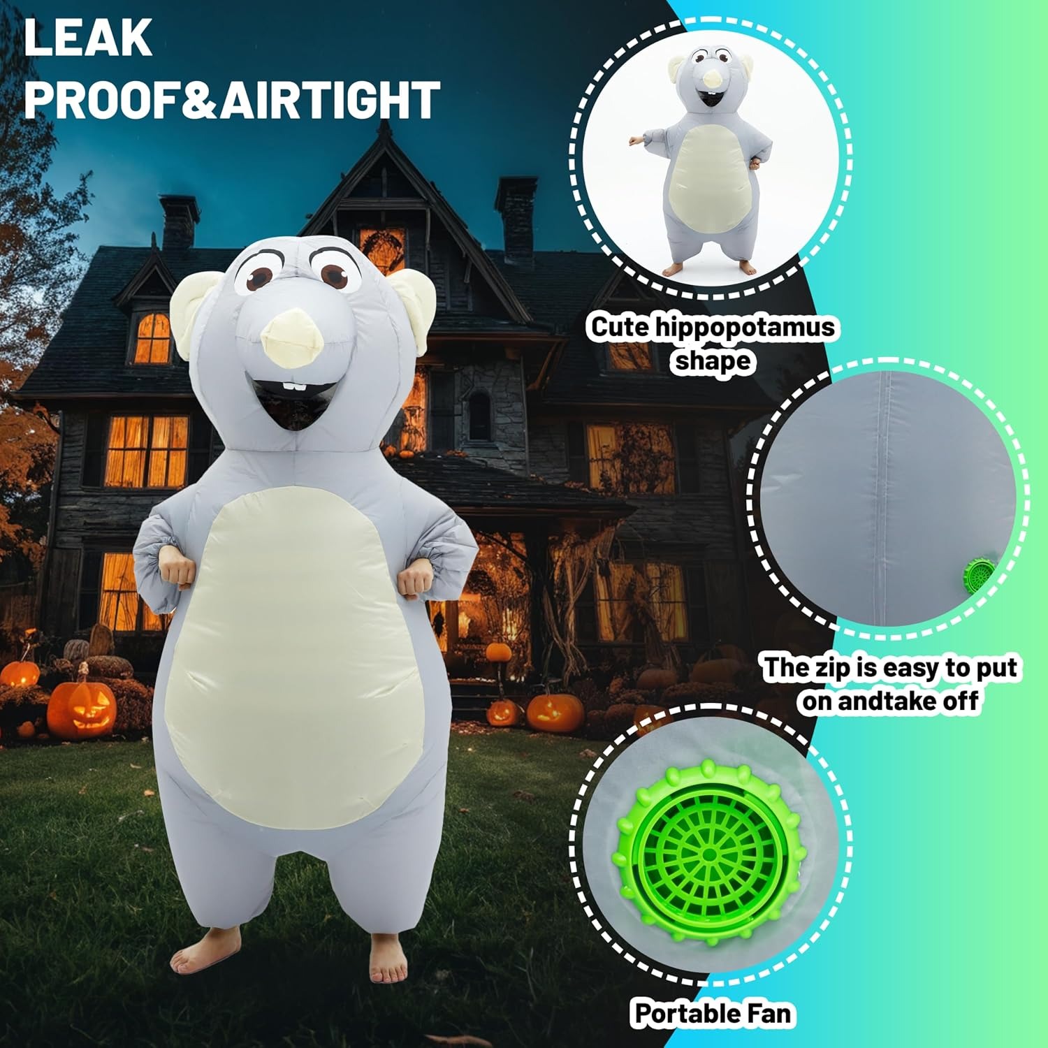 Aufblasbares Maus-Kostüm für E – Costumes Bewertung und Preis