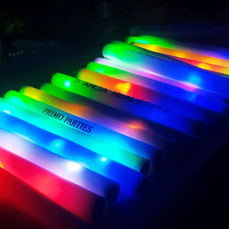 Personalisierte LED-Leuchtstäb – Flashing Led Foam Sticks Party Bewertung und Preis