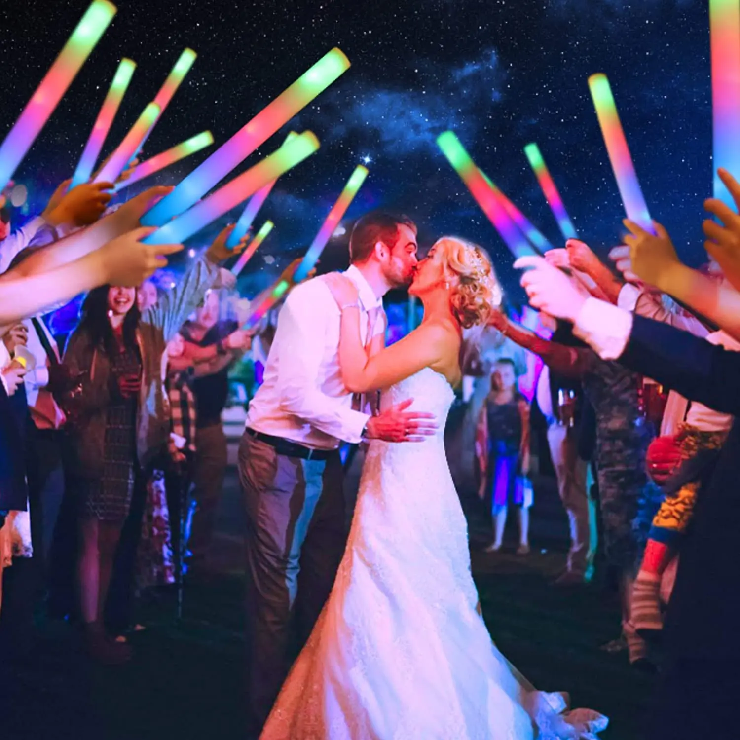 Personalisierte LED-Leuchtstäb – Flashing Led Foam Sticks Party Bewertung und Preis