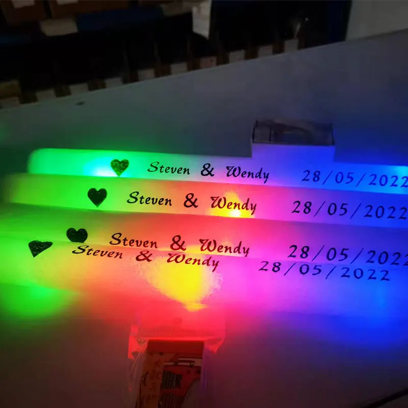 Personalisierte LED-Leuchtstäb – Flashing Led Foam Sticks Party Bewertung und Preis
