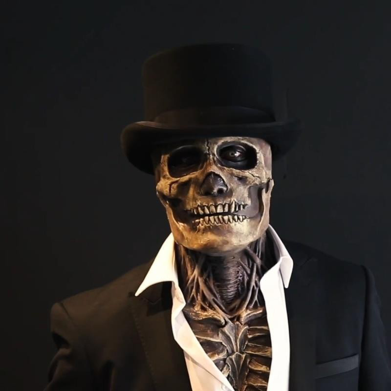 Gruselige Gehirne Skelett Mask – Led Purge Mask Halloween Bewertung und Preis