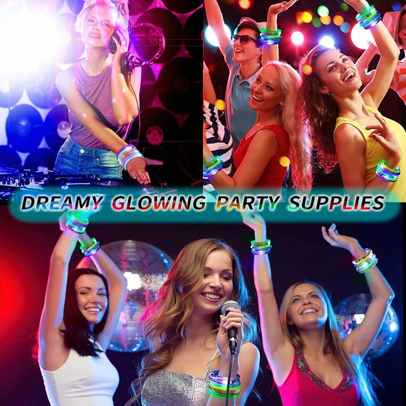 1-100 Stück Halloween LED Acry – Glow In The Dark Party Glasses Bewertung und Preis