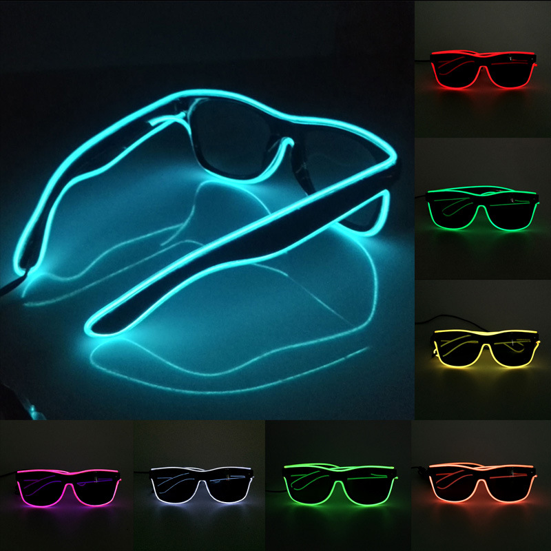1pc blinkende el Draht LED Bri – Glow In The Dark Party Glasses Bewertung und Preis